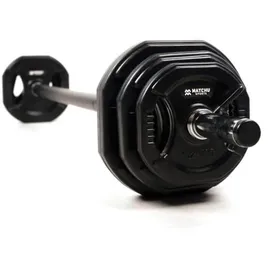 Matchu Sports Aerobic Langhantel Set Langhantel 20 kg schwarz