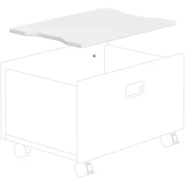 Paidi Regalelement Deckel für Rollbox 42 x 1,80 x 59 cm 1-tlg. weiß