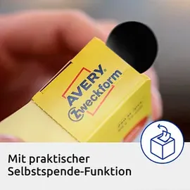 Avery Zweckform Klebepunkte Schusspflaster schwarz Ø 19,0 mm, 1.000 St.