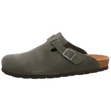 Rohde Pantoffel Hausschuh Clog Leder Grado 6694, grün