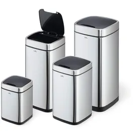 Durable Sensor-Abfalleimer 35 l Silber