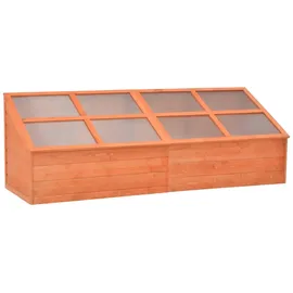 vidaXL Frühbeet Holz 180 x 57 x 62 cm Braun
