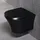 Steinberg 710 Wand-WC mit WC-Sitz Schwarz matt