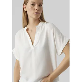 Vero Moda Blusenshirt Casual Splitneck Weiß S