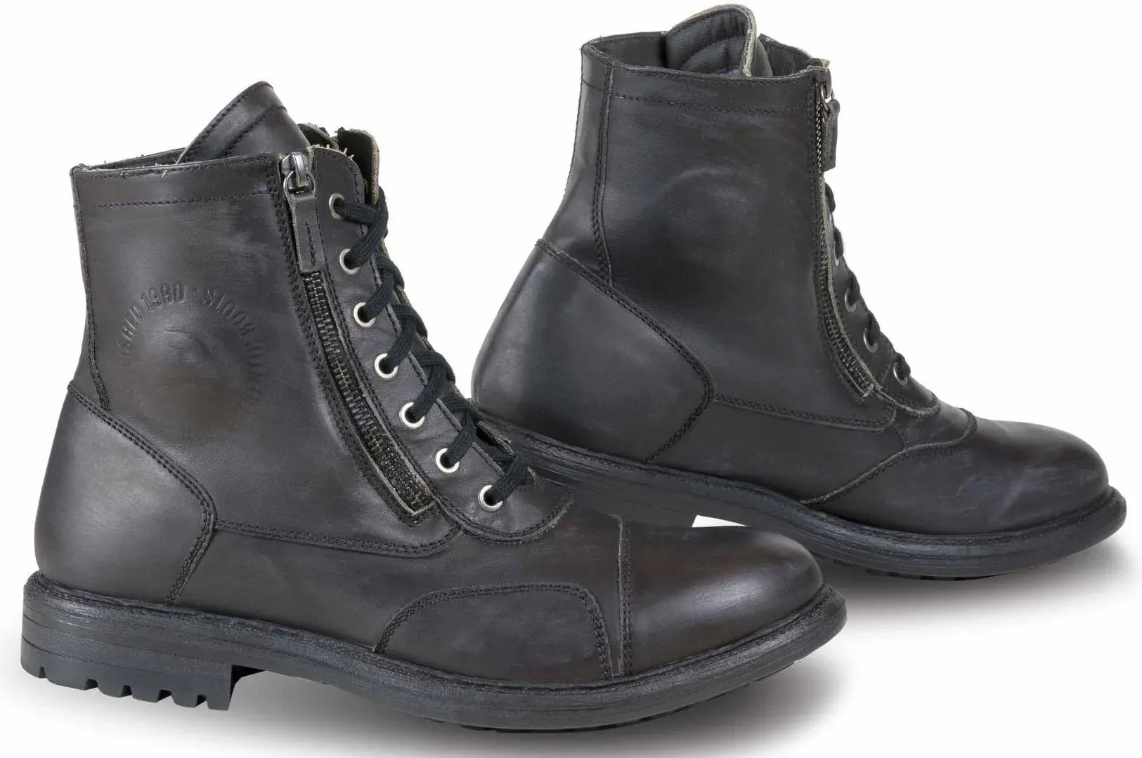 Falco Aviator Motor laarzen, zwart, 43 Voorman