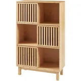 [en.casa] Regal, Sysmä (76 x 32.5 x 126 cm Bambus