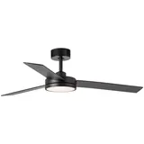 FARO Barth 132 cm Deckenventilator Schwarz
