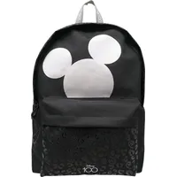 Disney Rucksack Mickey Backpack Freizeitrucksack für Kinder und Jugendliche, Schwarz