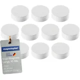 Magnetoplan Ergo-Magnete, large, weiß, Pack a 10 Stück