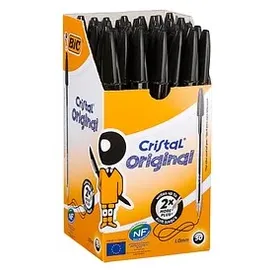 BIC Kugelschreiber Cristal Schwarz 0,4 mm 50 St.