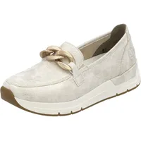 Rieker Damen 58944 Loafer, Beige, 41 EU