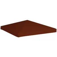 VidaXL Pavillondach 310 g / m2 3x3 m Terrakotta