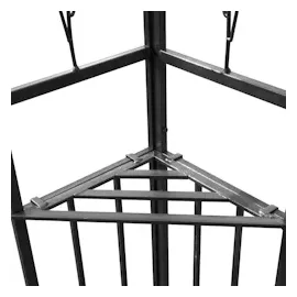 vidaXL Pavillon mit Doppeldach 3 x 4 m Taupe