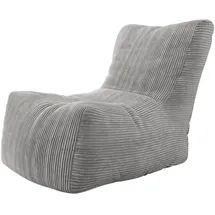 Mirjan24 Sitzsack, Grau, Textil, Rechteckig, 80x90x100 cm, Wohnzimmer, Hocker, Sitzsäcke, XXL Sitzsäcke