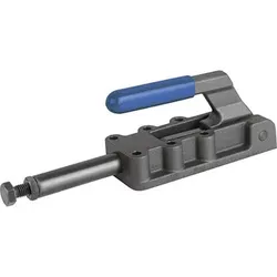 SCHUBSTANGENSPANNER SCHWERE AUSFÜHRUNG F2=50000, STAHL PHOSPHATIERT, KOMP:KUNSTSTOFF BLAU, GRIFF FEST