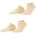2 Paar Beige Cream 35-38