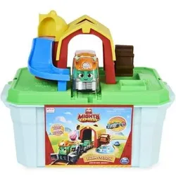 SPIN MASTER 6060195 Mighty Express Farmbahnhof Spielset mit Farm-Frieda