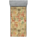 ABAKUHAUS Spannbettlaken Polyester 90 x 200 cm mehrfarbig