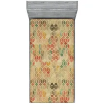 ABAKUHAUS Spannbettlaken Polyester 90 x 200 cm mehrfarbig