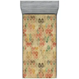 ABAKUHAUS Spannbettlaken Polyester 90 x 200 cm mehrfarbig