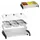 Royal Catering Buffetwärmer 3X2L Warmhalteplatte Elektrisch Heizplatte Wärmeplatte 400w