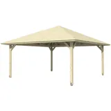 SKANHOLZ Cannes 4 4,89 x 4,89 m weiß