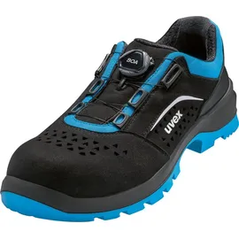 Uvex Sicherheitshalbschuhe S1P SRC uvex 2 xenova® BOA® Fit System, uvex xenova® Kunststoffkappe, Weite 11, Größe 41