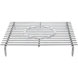 All'Grill Wok-Aufsatz 31 x 23 cm Edelstahl weiß