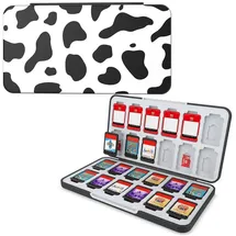 luxuskollektion Game Card Aufbewahrungsbox für Switch - Tragbare Schutzhülle mit 24