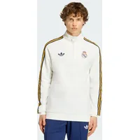 adidas Real Madrid Originals Halbreißverschluss-sweatshirt - White - M