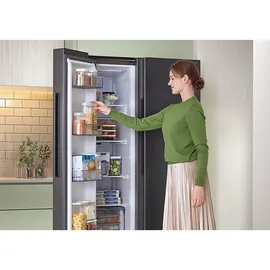 Samsung RS70F66KBTEF Side-by-Side (634 l, B, 1780 mm hoch, Edelstahl Look)