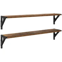 VidaXL Wandregal 80 x 15 x 15,5 cm Braun