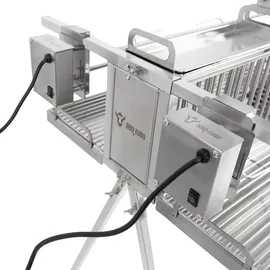 BBQ-Toro Drehspieß 94 x 60 x 93,5 cm Edelstahl Silber