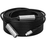Equip Kabel USB-C3.2->C Gen1 Akt.Erweit.St/Bu 15.00m schwarz