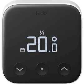 tado° TADO (X) Smartes Thermostat, Schwarz/Weiß