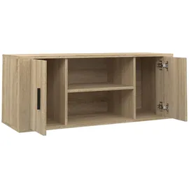vidaXL TV-Schrank Sonoma-Eiche 100x35x40 cm Holzwerkstoff