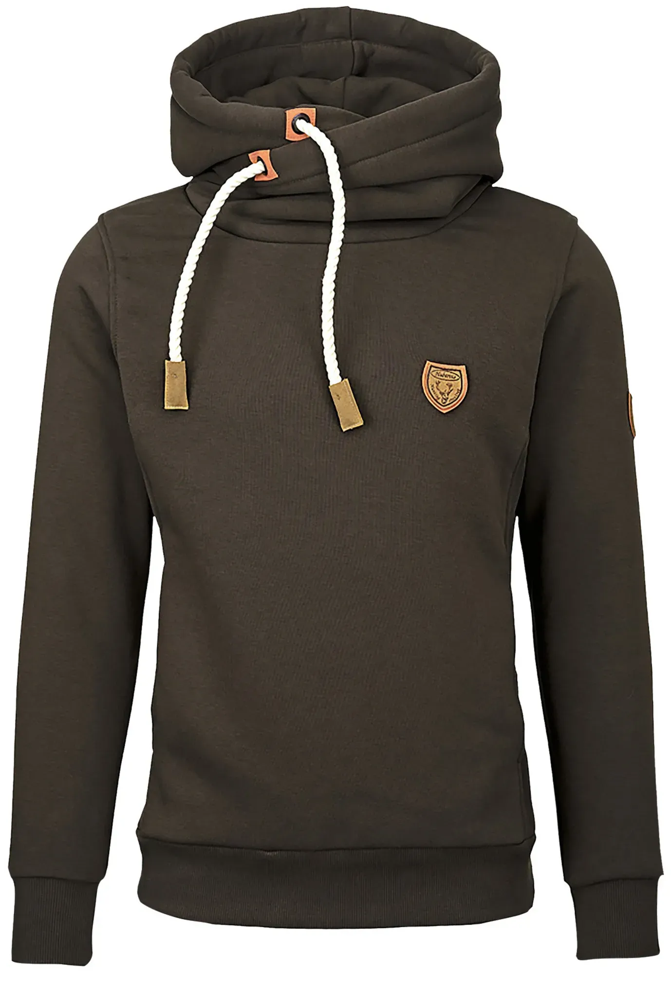 Hubertus Hoodie, oliv-braun, 4XL