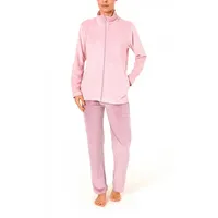 normann Damen Hausanzug Homewear Nicky Velvet - 57678, Größe:40/42;Farbe:Altrose - 40-42