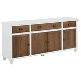 Home Affaire Sideboard »Borey«, Höhe 80 cm, Breite 175 cm, braun