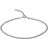 ZEEme Silber Fußkette 925 Silber 23-26cm lang