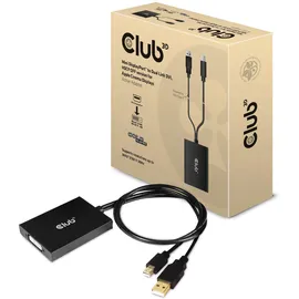 Club 3D MiniDP 1.2a Adapter mDP zu DVI Dual Link aktiv HDCP OFF St./Bu. CAC-1130