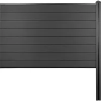 MCW Windschutz Savoie 188 cm Anthrazit WPC