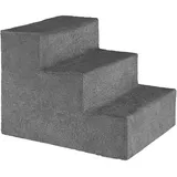 Tectake Paw Path Haustiertreppe 50 kg Grau 34,5 cm