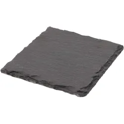 Servierplatte Schiefer Quadrat - 10x10cm - 1 Schieferplatte - 10x10cm