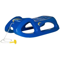 Schlitten ROLLY TOYS "rollySnow Cruiser, blau", blau, Schlitten, KinderB:44cm H:27cm, Kunststoff, mit Stahlschienen an den Kufen, B:44cm H:27cm