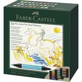 Faber-Castell Pitt Artist Pen Dual Marker 30 St. Mehrfarbig