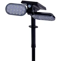 NÄVE LED Solarstrahler Paco, Schwarz, Kunststoff, 15.5x31.9x23.2 cm