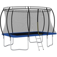 vidaXL Trampolin Set 335 x 244 cm inkl. Sicherheitsnetz blau