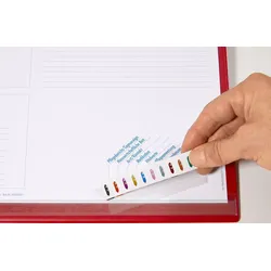 BOI DOKUTECH Signalleisten Kunststoff grün, orange, rot, türkis, rosa, blau, gelb, lila, dunkelorange, schwarz