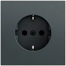Gira Schuko-Steckdose Unterputz anthrazit 1 St.